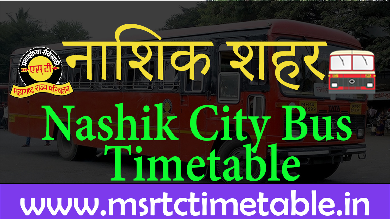 Nashik City Bus Timetable
